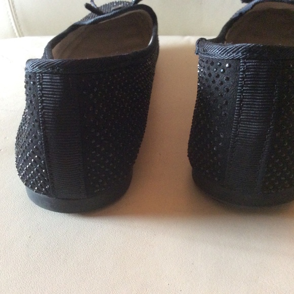 Charter Club Women Slip On Loafers Kimii 2 Size US 9 M Black Bling Bow - Picture 4 of 6